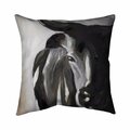 Begin Home Decor 20 x 20 in. Bull Head Closeup-Double Sided Print Indoor Pillow 5541-2020-AN134